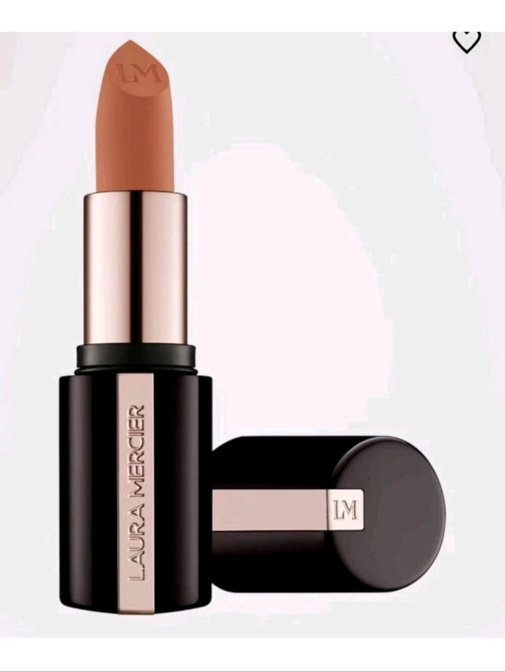 New Laura Mercier Caviar Smoothing Matte Lipstick in 820 Peach Cashmere